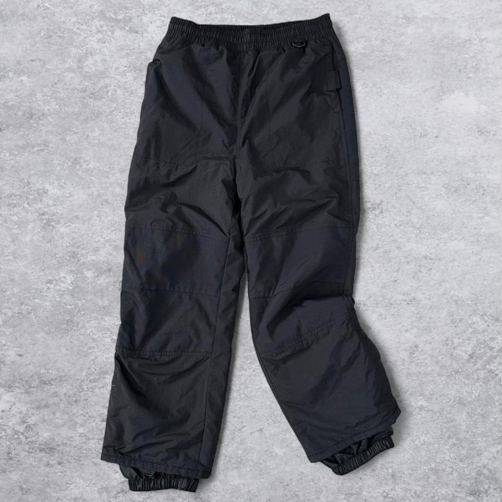 Red Ledge Kids Black Nylon Snow Rain Pants Elastic Waist Outdoor Youth‎ Large